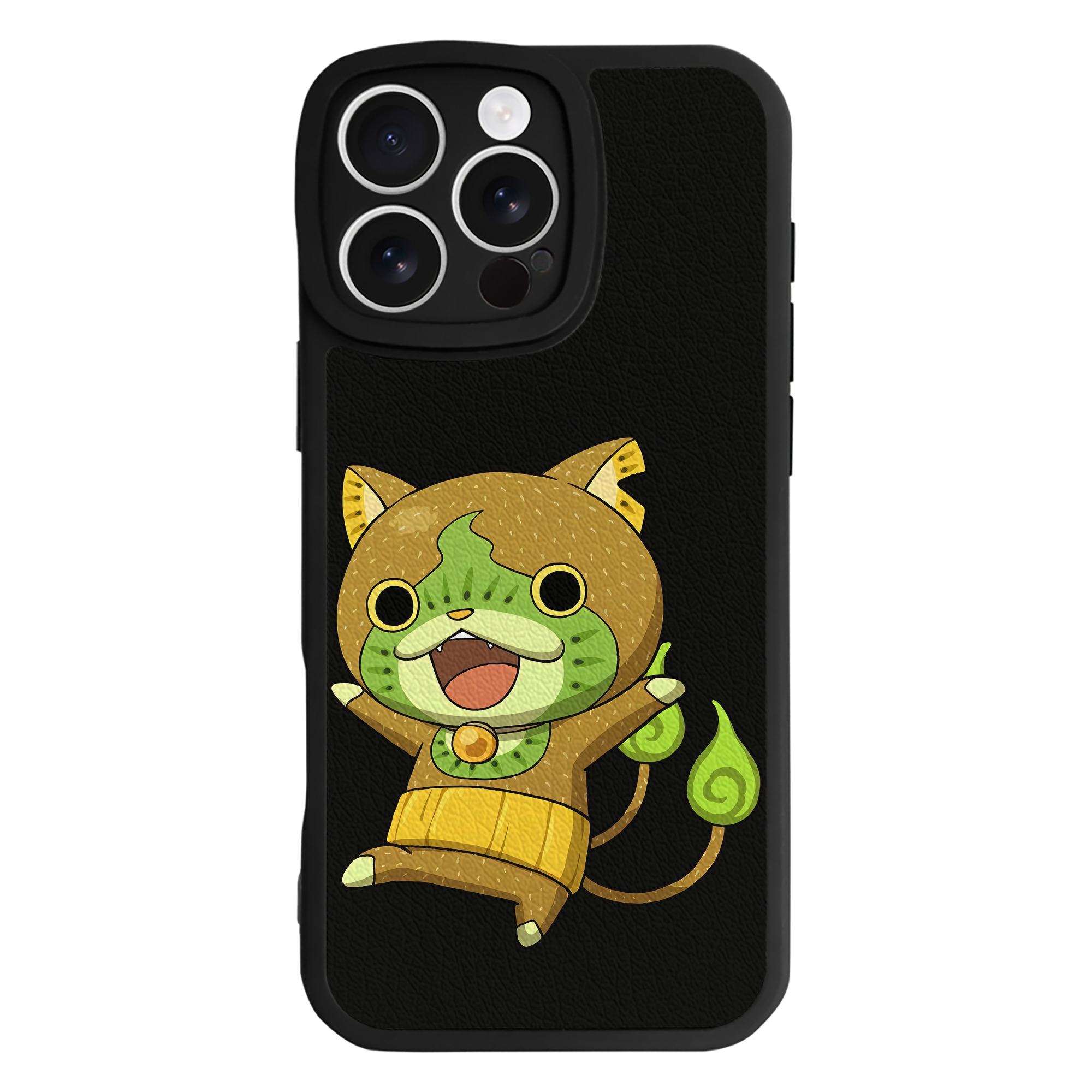 （画像用） 妖怪ウォッチ Yo-kai Watch 【iPhone 16シリーズ対応】シリコンスマホケース（レザー調） 材質：シリコン